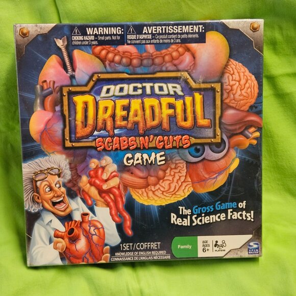 Doctor DREADFUL Scabs N’ Guts Game By: Spin Master. Brand “NEW” Factory “SEALED” - Picture 1 of 6